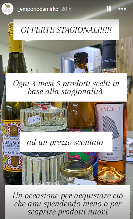 Offerte stagionali